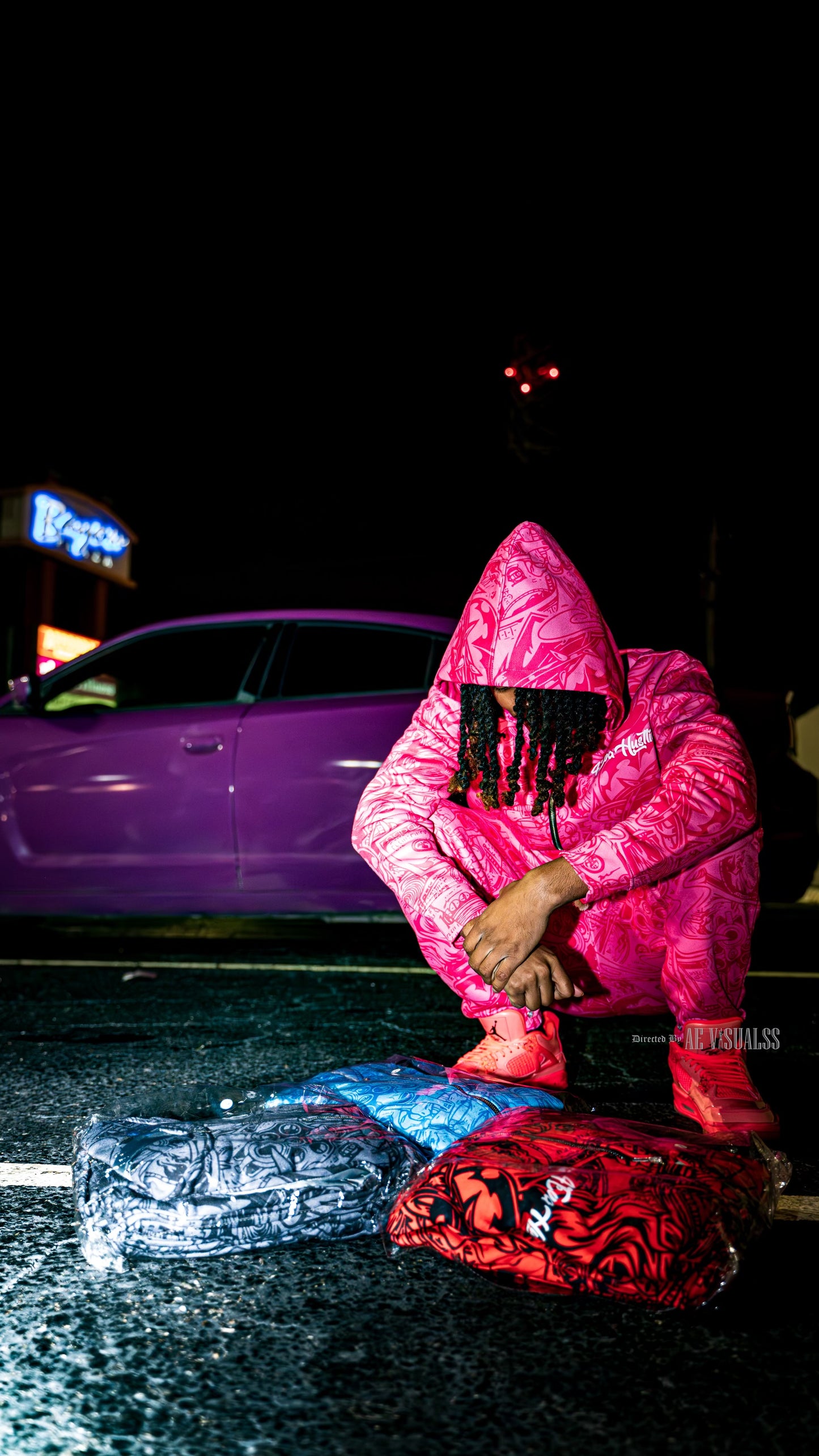 4EvaHustlin Sweatsuit Pink