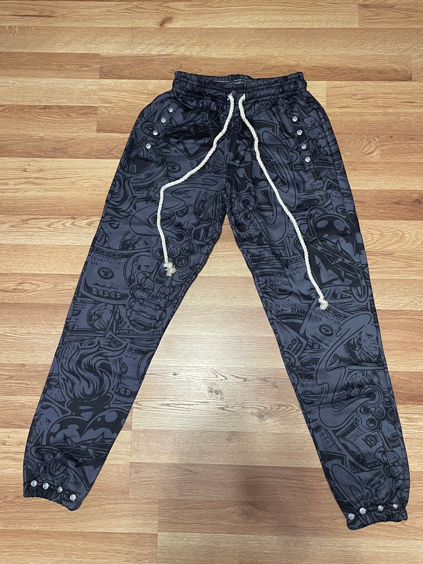 4EvaHustlin SweatSuit Black