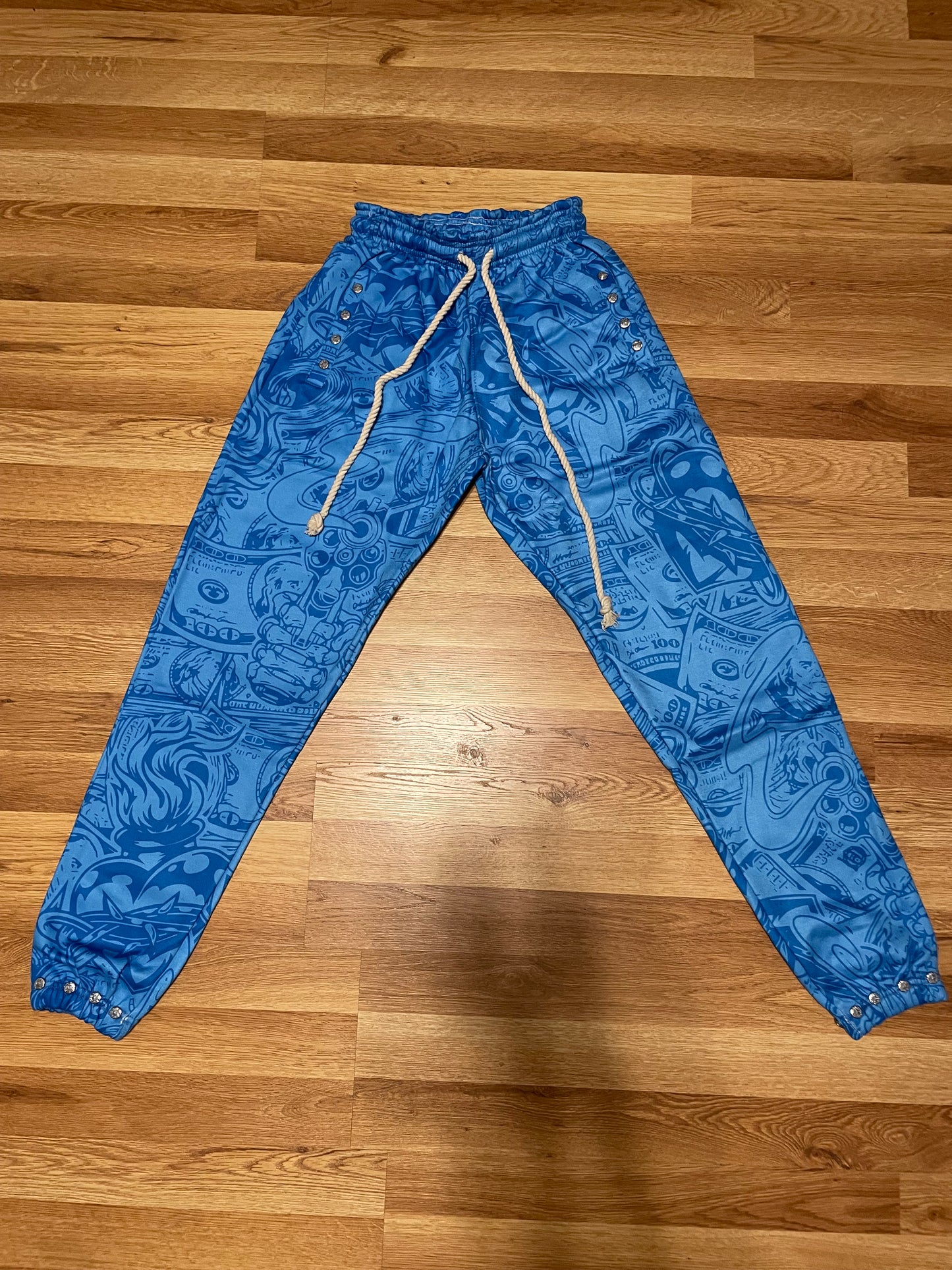 4EvaHustlin Sweatsuit Blue