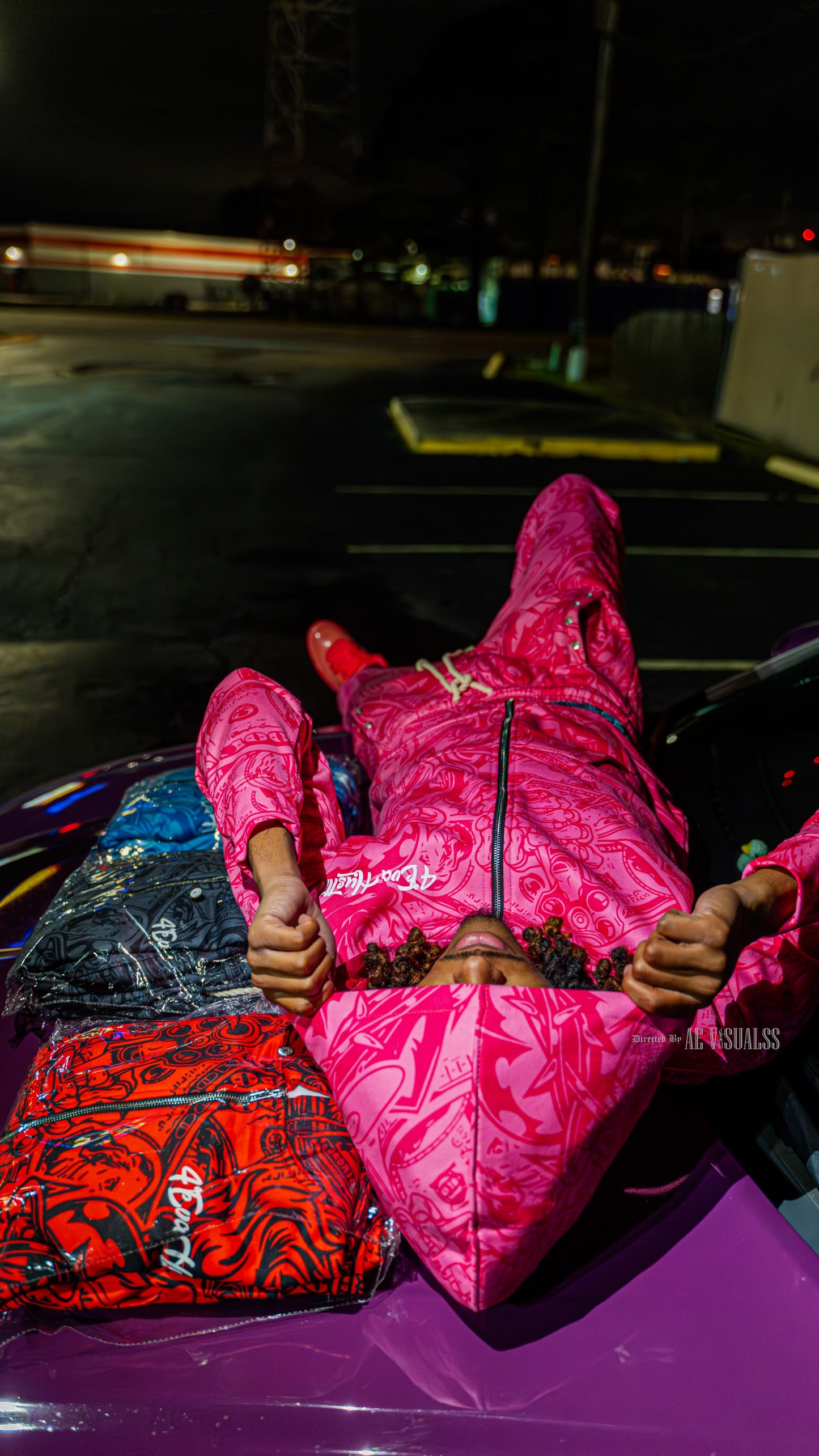 4EvaHustlin Sweatsuit Pink