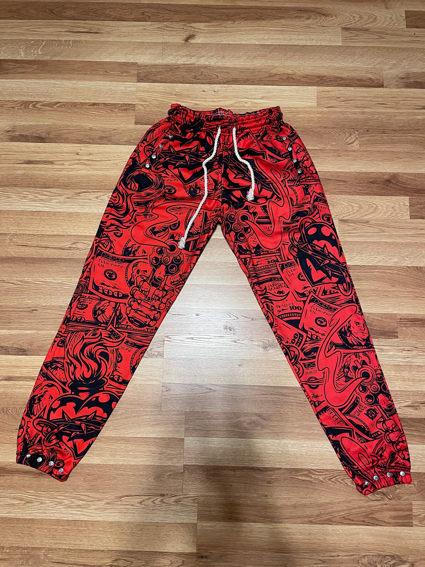 4EvaHustlin Sweatsuit Red