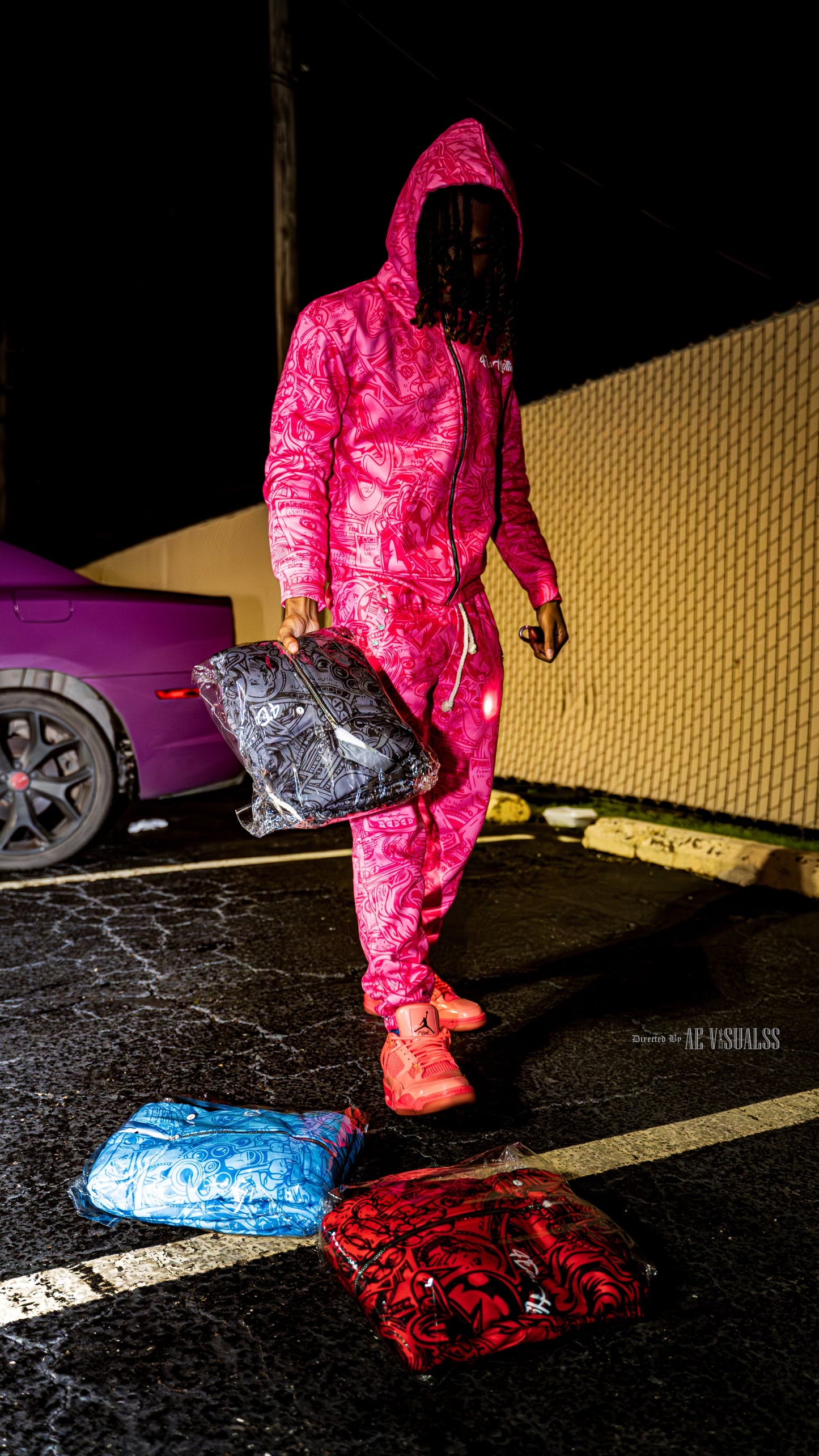 4EvaHustlin Sweatsuit Pink