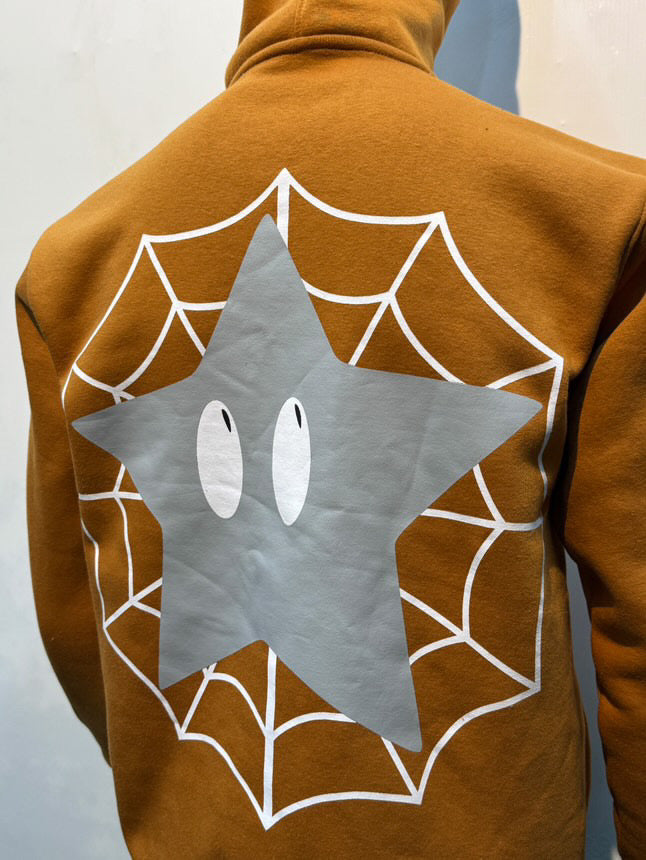 MARIO STAR FULL-ZIP (BROWN)